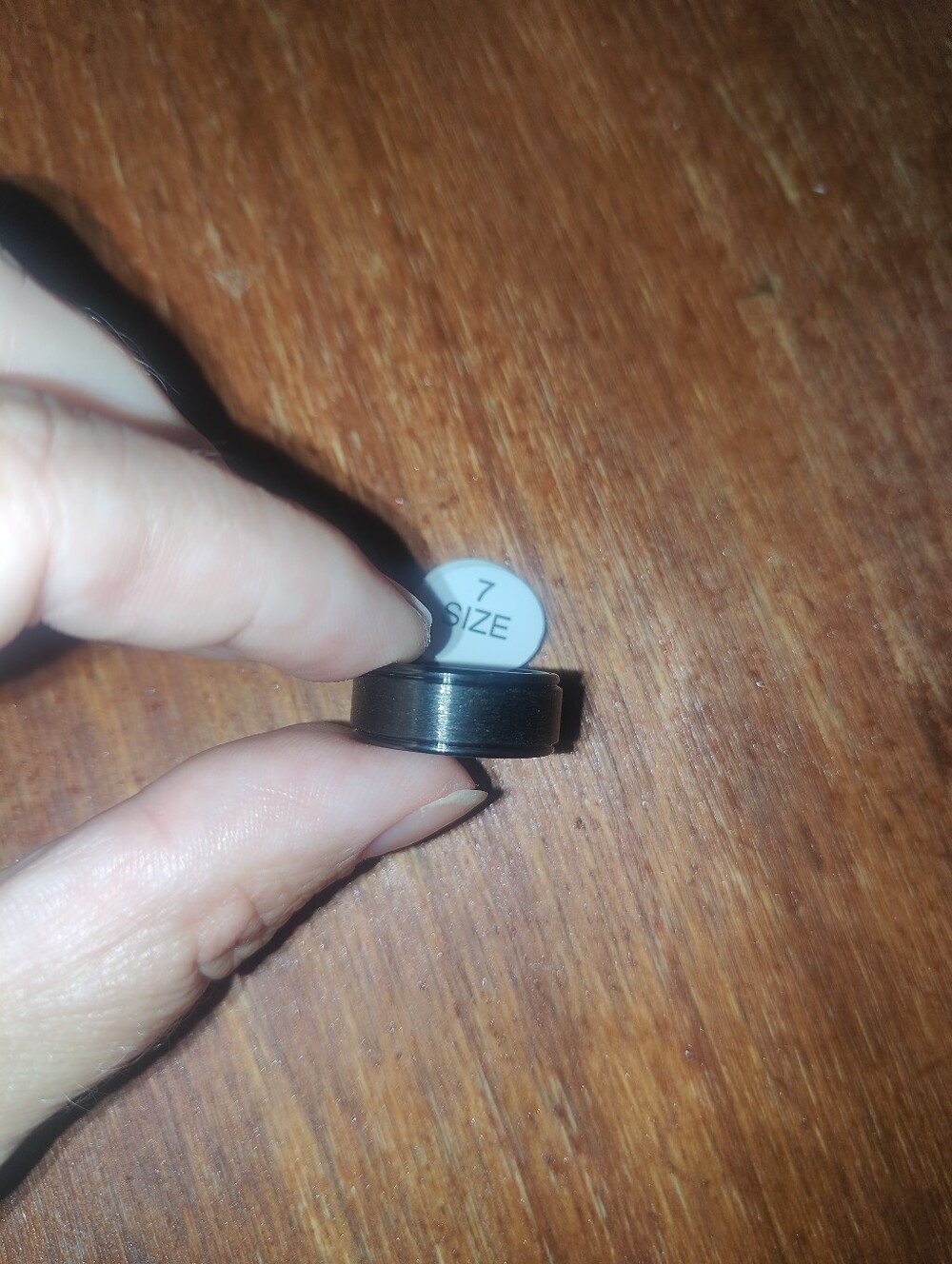 Unisex Black Ring